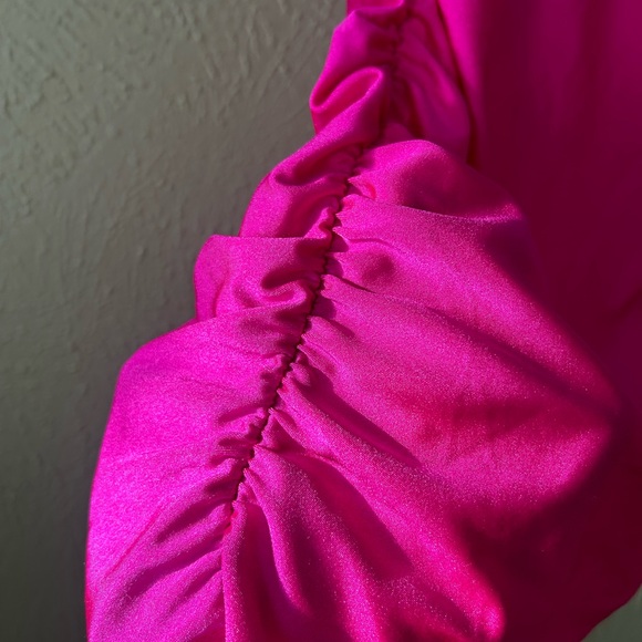 Windsor Mini Dress / Licra / Hot Pink  Size S - Picture 3 of 12